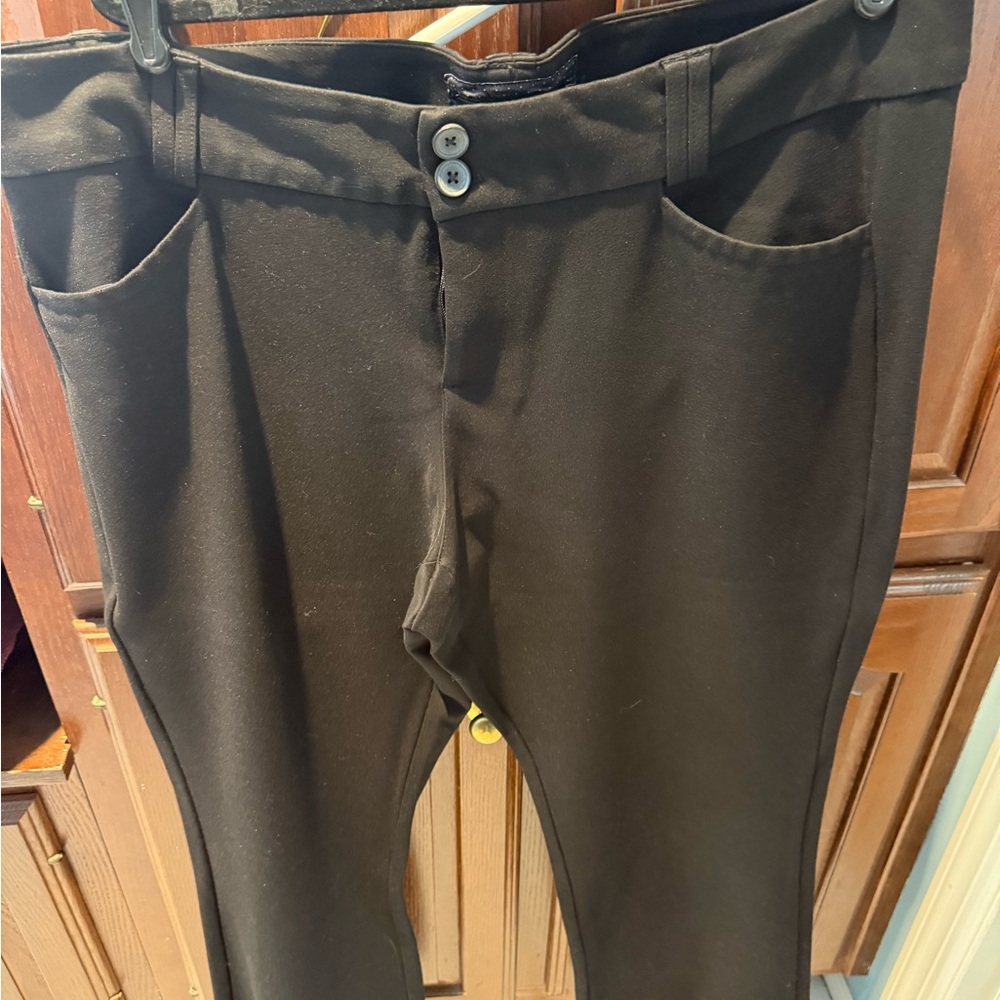 Torrid Ponte Black Button-Front Pants size 22s